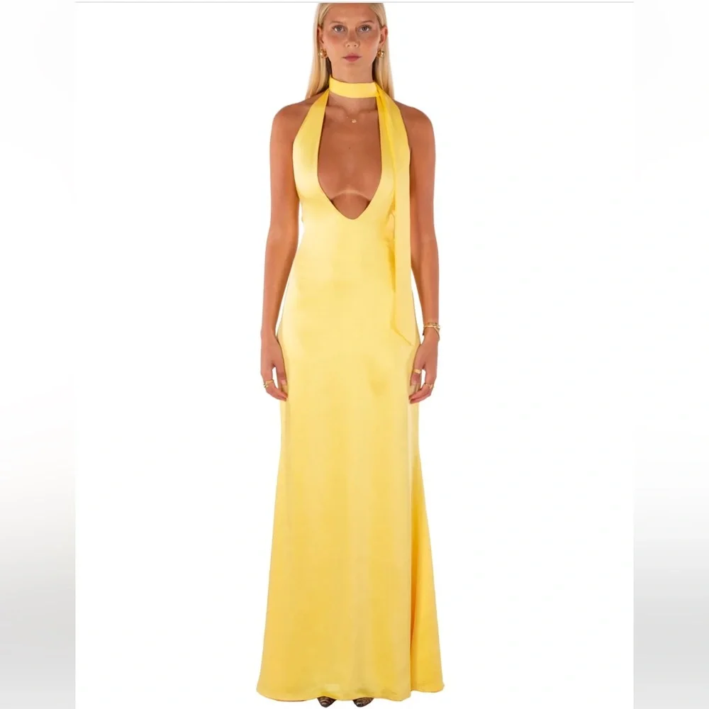 Yellow Maxi Dress - Picture 3 of 7